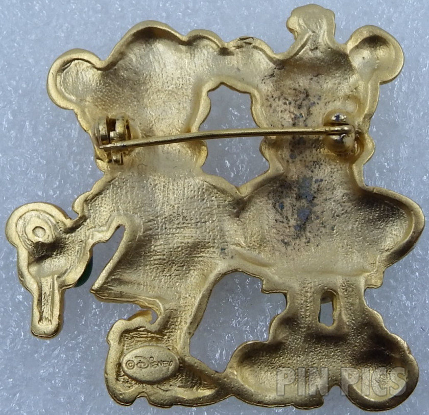 Holiday Mickey and Minnie  pin collectible - Main Image 2