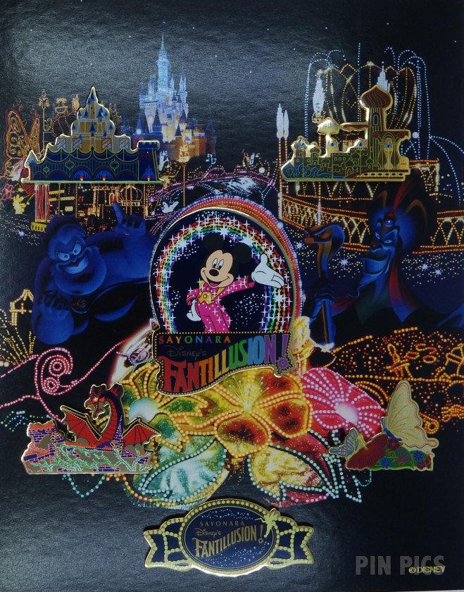 Japan - Fantillusion - Sayonara - Framed Set - TDL  pin collectible - Main Image 3