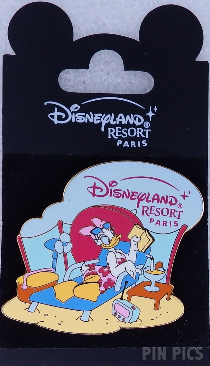 DLP - Daisy Duck Sunbathing  pin collectible - Main Image 3