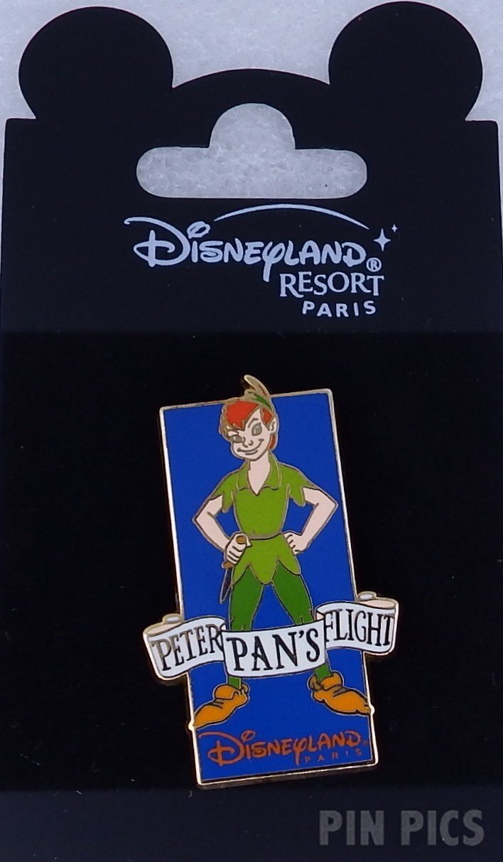 DLP - Peter Pan - Attractions - Peter Pan’s Flight  pin collectible - Main Image 3