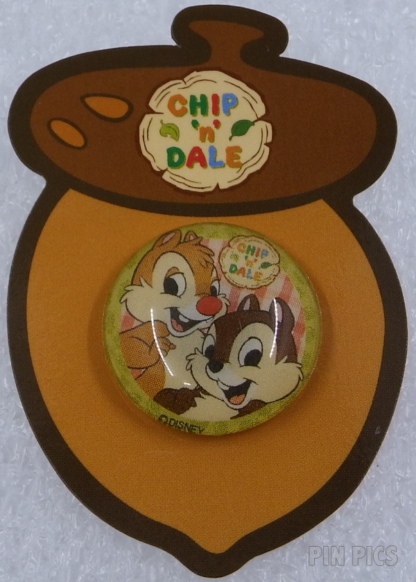 Japan - Chip and Dale - Dome - Acorn Card - JDS  pin collectible - Main Image 3