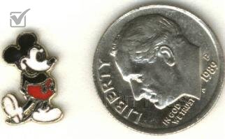 Classic Mickey Mouse with Tail - Trio Clutch Set - White Face and Shoes - Mini  pin collectible - Main Image 3