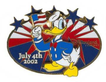 Button - WDW - Mickey, Goofy and Donald, Happy 26th Birthday