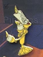 DLR GWP Beauty and the Beast Map Pin - Lumiere  pin collectible - Main Image 3