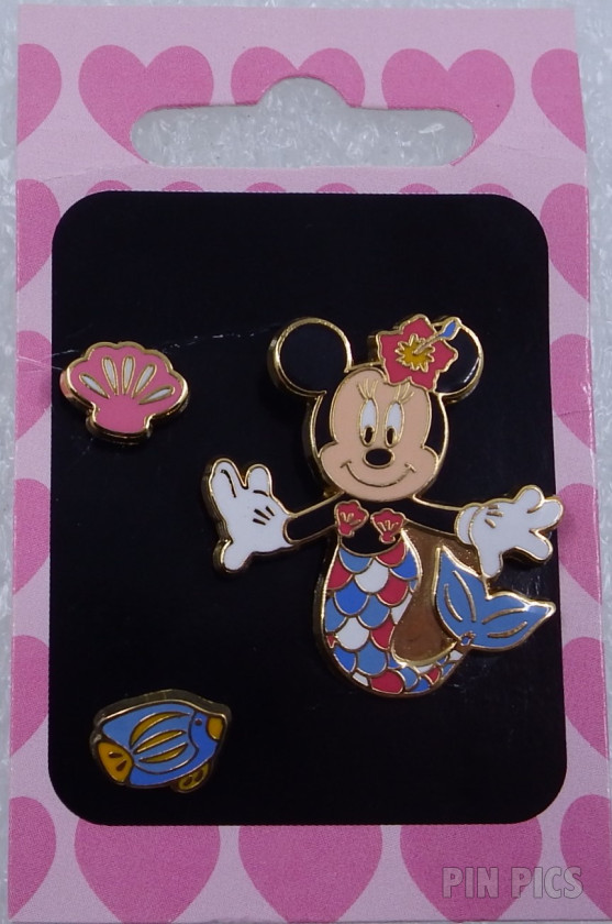 Japan - Minnie Mouse - Mermaid Set - JDS  pin collectible - Main Image 2