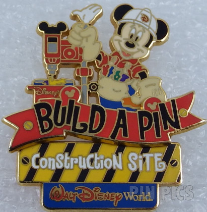 Eeyore with Christmas tree pewter pin