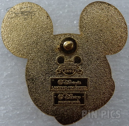 WDW - Happy - Mickey Faces Set - Cast Lanyard Series 1 2002 - 2003  pin collectible - Main Image 2