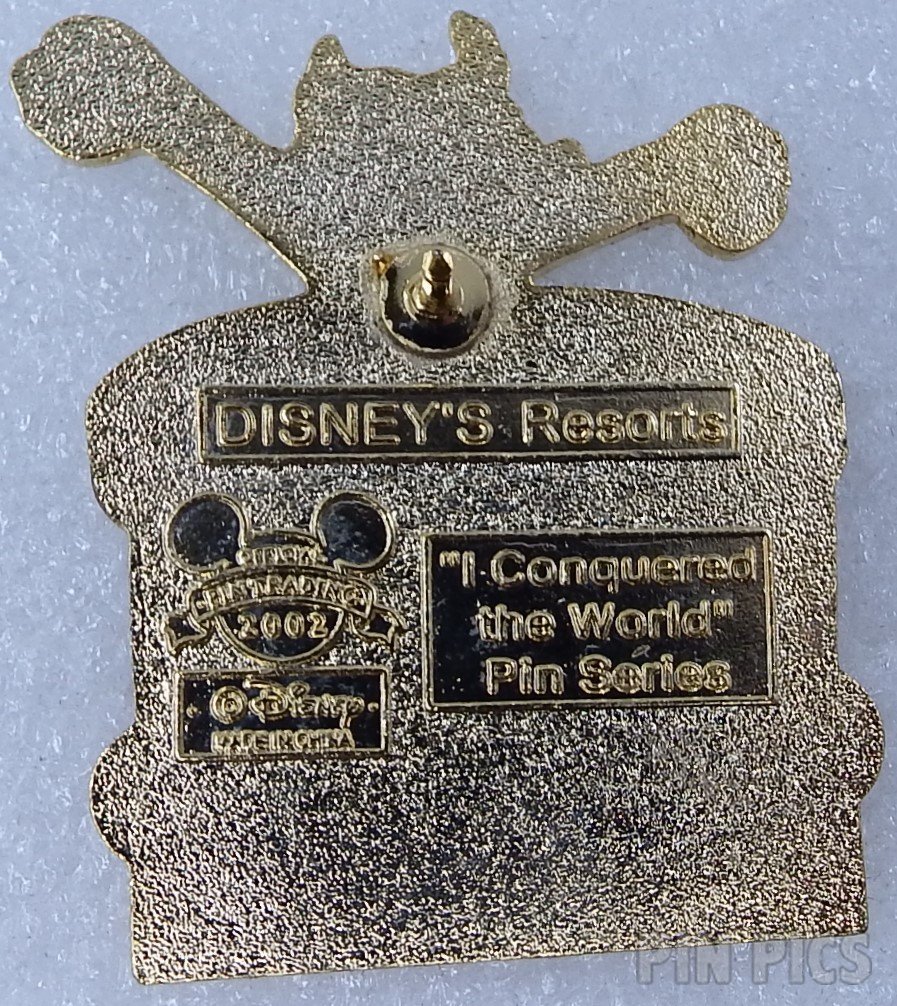 WDW - Scrooge McDuck - I Conquered The World  pin collectible - Main Image 2