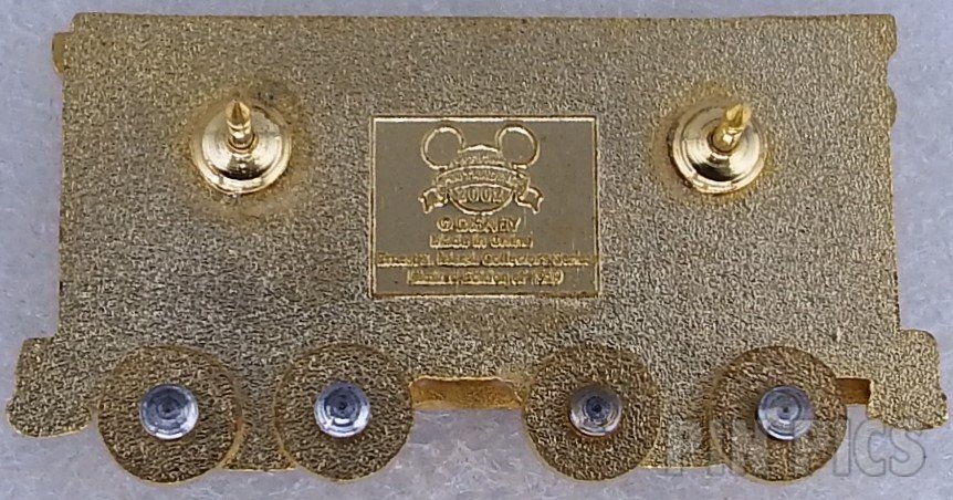 DLR - Donald in Holiday Car - Ernest S. Marsh Train  pin collectible - Main Image 2