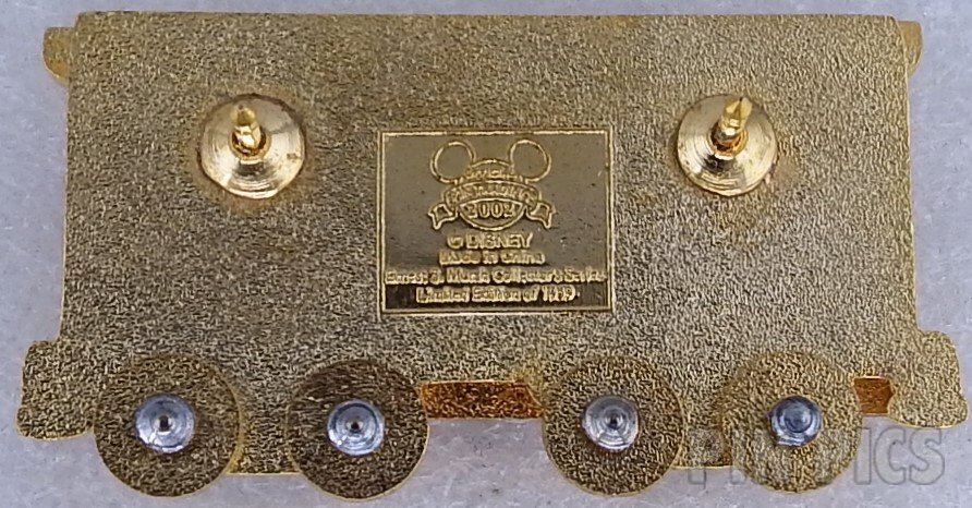 DLR - Daisy in Holiday Car - Ernest S. Marsh Train  pin collectible - Main Image 2