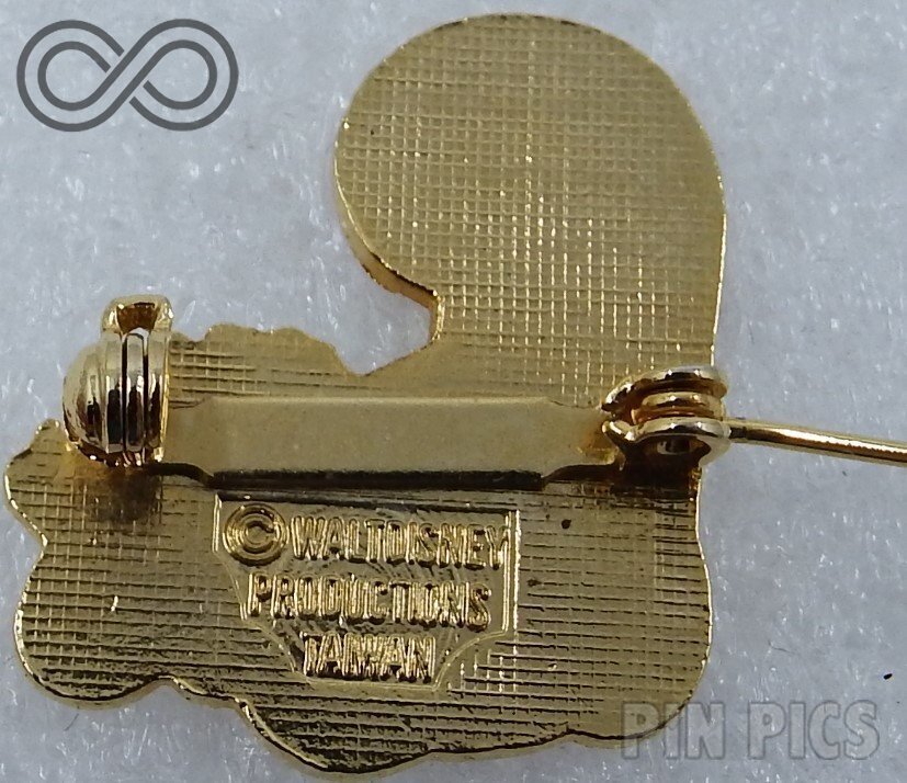 Cheshire Cat sitting - Clasp Back  pin collectible - Main Image 2