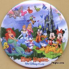 Button - DLR - Walt Disney - We're 45 Today - July 17 2000