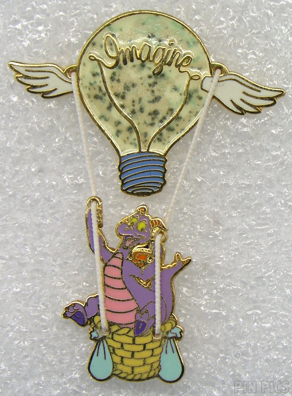 WDW - Figment - Imagine Balloon - Dangle  pin collectible - Main Image 3
