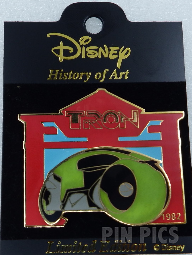 Japan - Lightcyle - Tron 1982 - History of Art 2002  pin collectible - Main Image 3