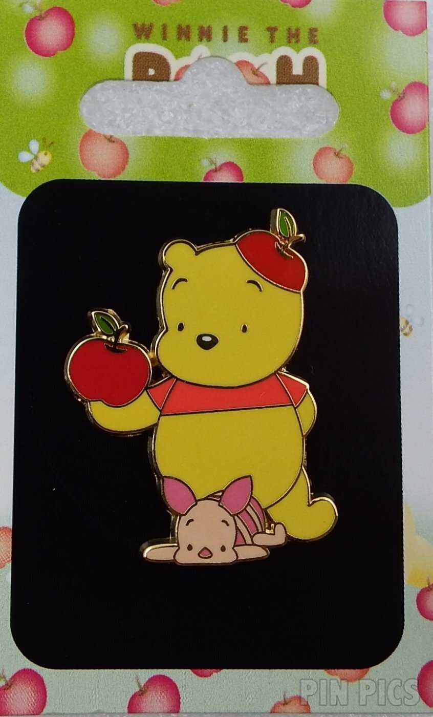 Japan - Pooh and Piglet - Apples - Fruit - JDS  pin collectible - Main Image 3