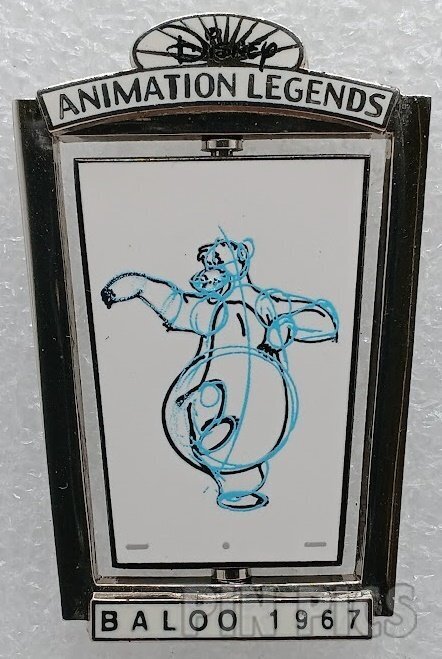 WDW - Baloo - Disney Animation Legends Series 8  pin collectible - Main Image 2