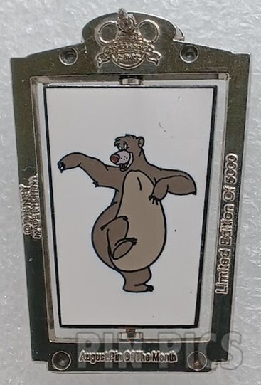 WDW - Baloo - Disney Animation Legends Series 8  pin collectible - Main Image 3
