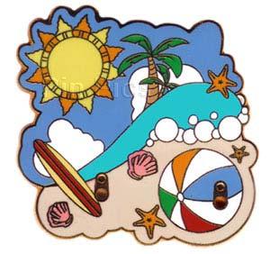 AP/PP DA - PP - Mickey - Skateboard - Summer Fun 2002 - Gold