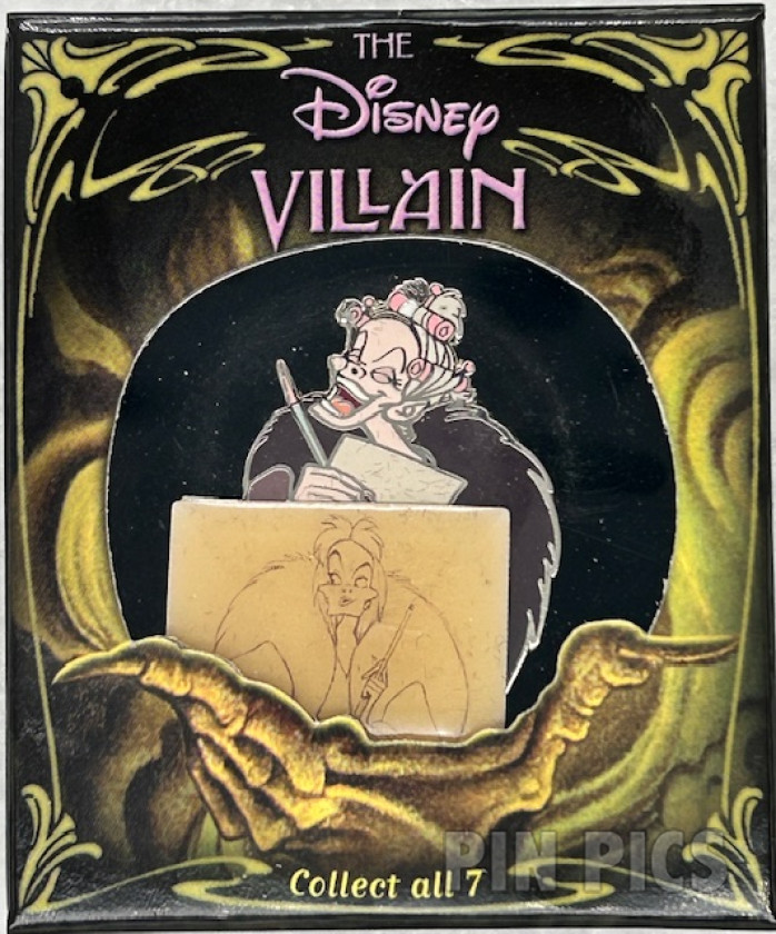 DC - Cruella - Villain Boxed Set - 101 Dalmatians  pin collectible - Main Image 3