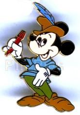 Detective Mickey Mouse ... looking for a clue ?