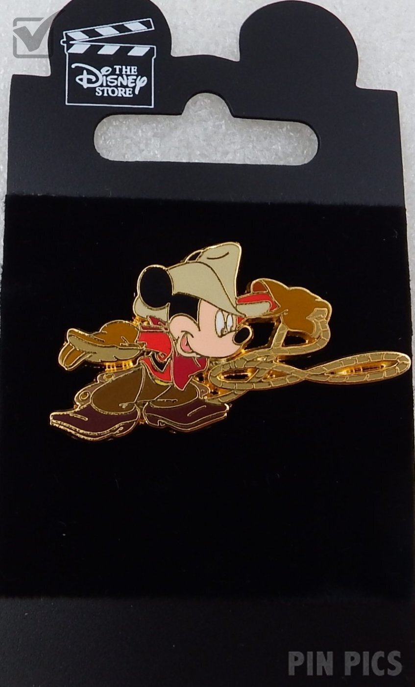 Japan - Mickey Mouse - Cowboy with a Lasso - JDS  pin collectible - Main Image 3