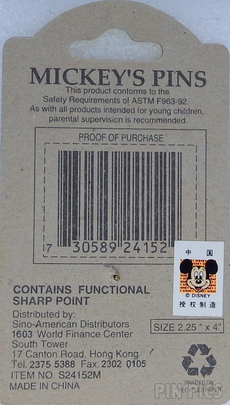 Mickey Face Pins - SINO  pin collectible - Main Image 4