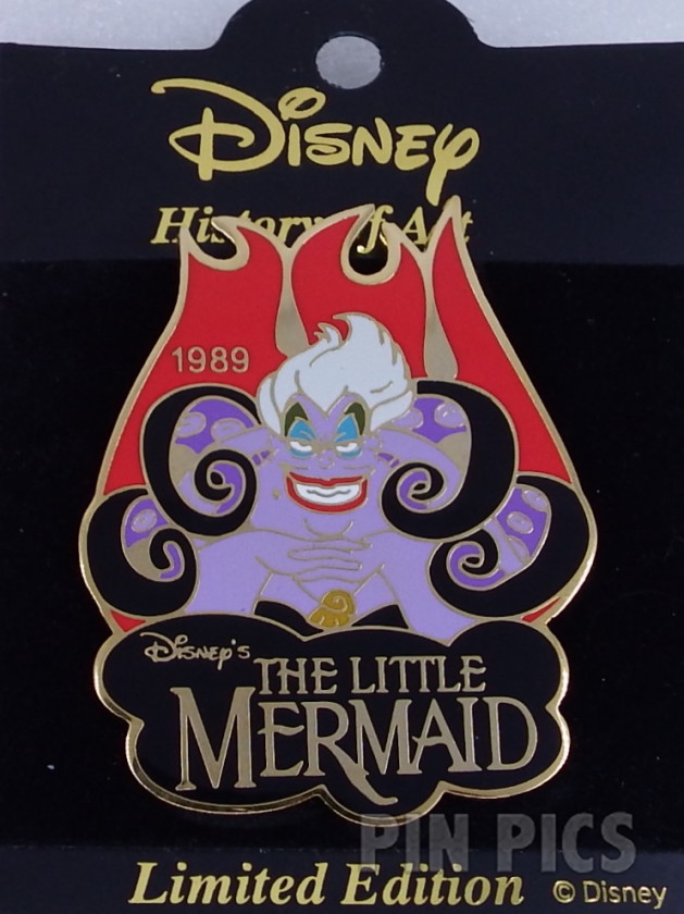 Japan - Ursula - Little Mermaid 1989 - History of Art 2002 - Little Mermaid  pin collectible - Main Image 3