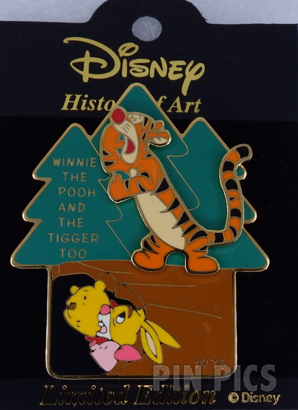 Japan - Pooh and Tigger - Winnie the Pooh and Tigger Too 1975 - History of Art 2002  pin collectible - Main Image 3