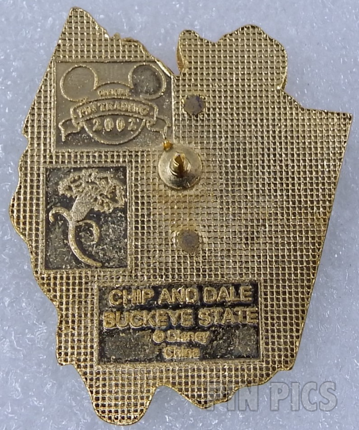 State Character Pins - Chip and Dale - Ohio  pin collectible - Main Image 2