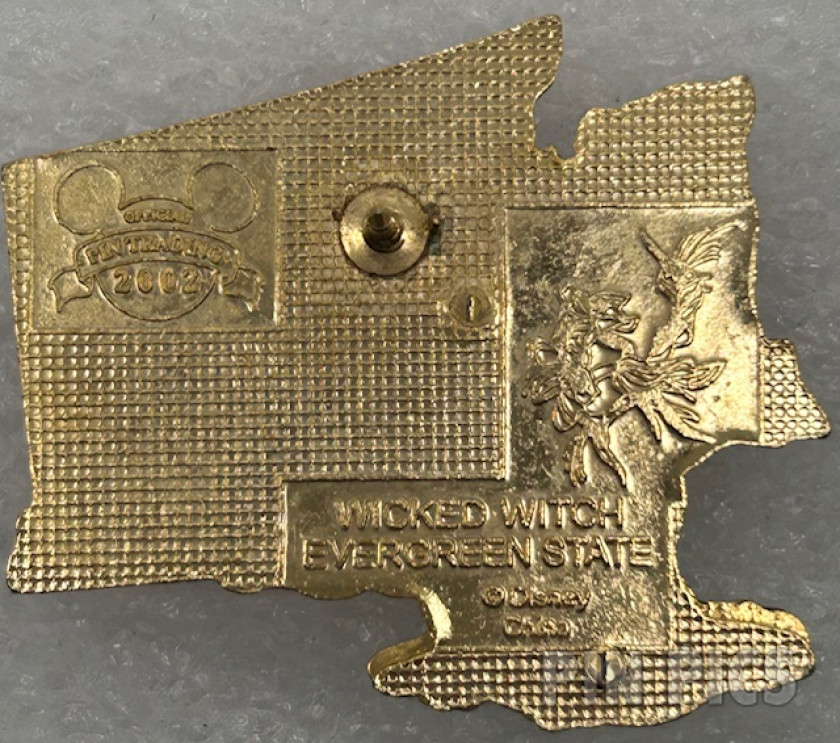 Old Hag - Washington - State Character Pins - Snow White and the Seven Dwarfs  pin collectible - Main Image 2