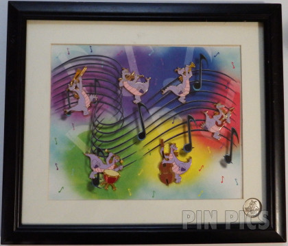WDW - Figment - Search For Imagination Pin Event - Musical Framed Set  pin collectible - Main Image 2