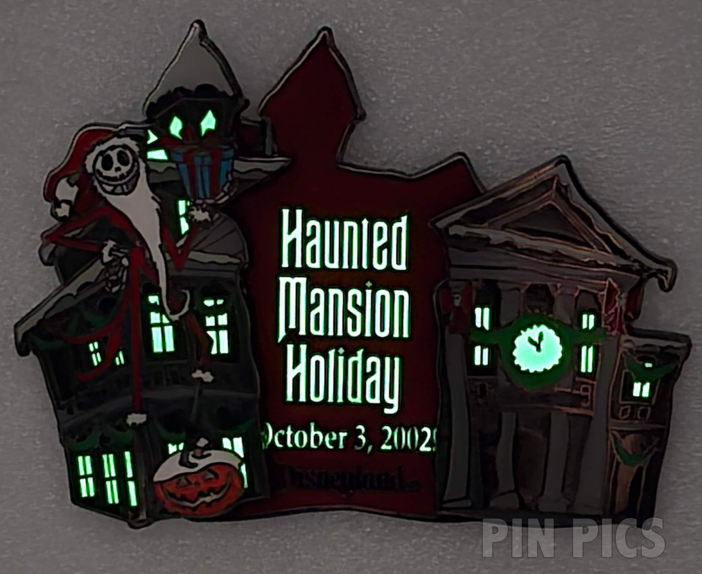 DLR - Jack As Sandy Claws - Haunted Mansion Holiday - Slider  pin collectible - Main Image 5