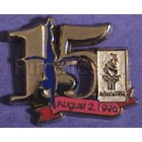 Button - DIS - Mickey and Pluto with Santa