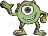 Mickey football round pin