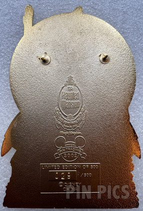 WDW - Raven - Haunted Mansion - 999 Happy Haunts Ball - Glow in the Dark  pin collectible - Main Image 3