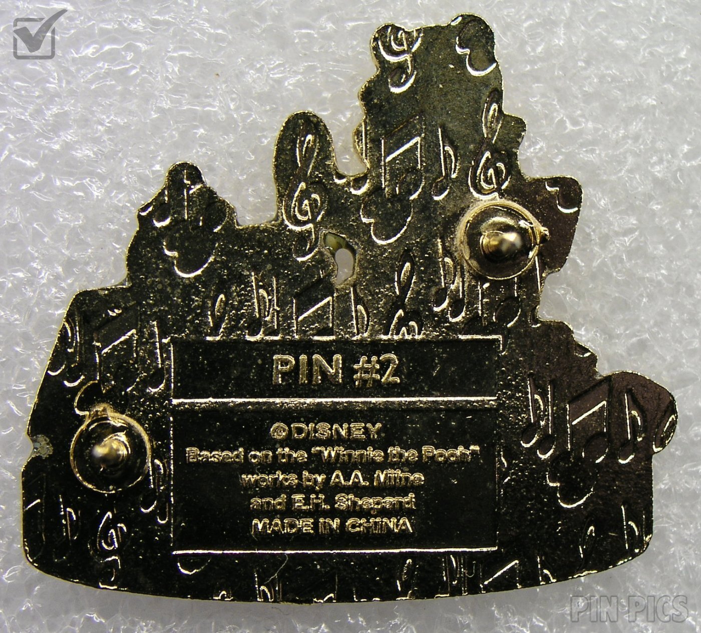 DIS - Rumbly in My Tumbly - Winnie the Pooh - Pin 2 - Magical Musical Moments 2002 Series  pin collectible - Main Image 2