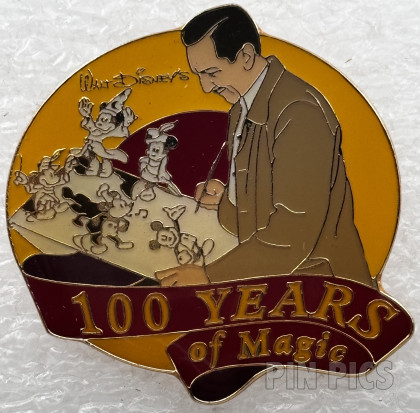 WDW - Walt Disney and Archimedes - Holding a Book - With Walt Frame Series #11