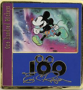 DA - Mickey Mouse Watch Ad Pin (Gold Prototype)