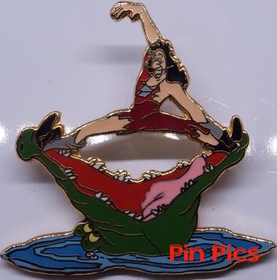 Button - Pluto and Pumpkin - Happy Halloween 1994 - Black and White Oval