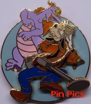 Roger Rabbit Hand in Air Puffy Pin 1987