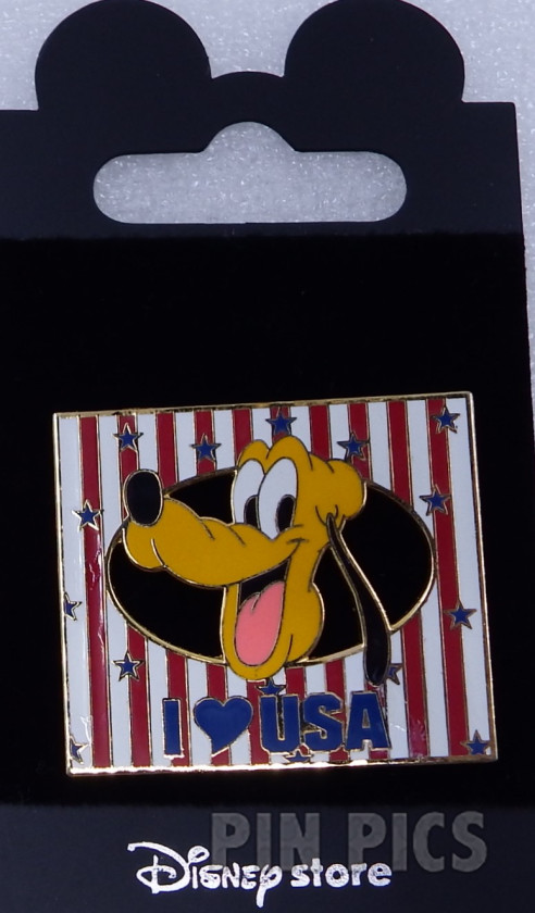 Japan - Pluto - I Love USA - JDS  pin collectible - Main Image 3
