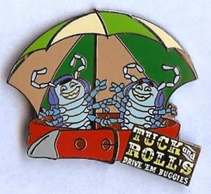 Button - WDW - Winged Coffin - Haunted Mansion