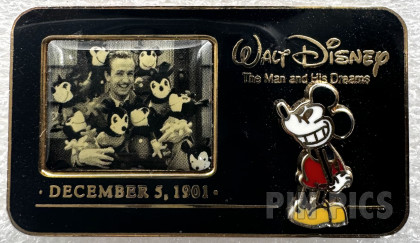 smiling Mickey head red background