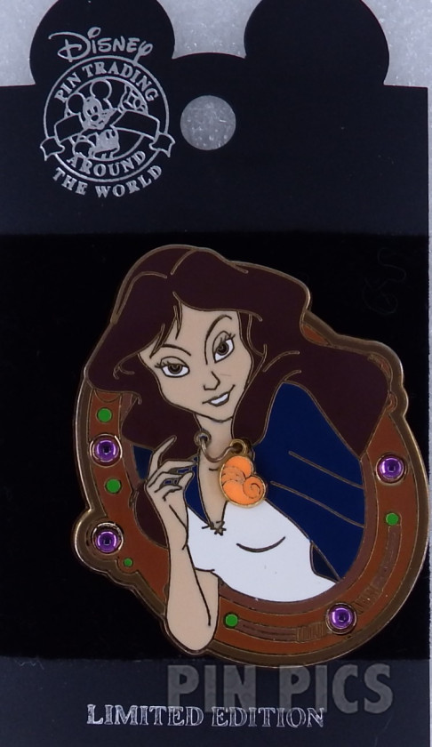 WDW - Ursula As Vanessa - Search For Imagination Pin Event - Scream 3D - Little Mermaid  pin collectible - Main Image 3