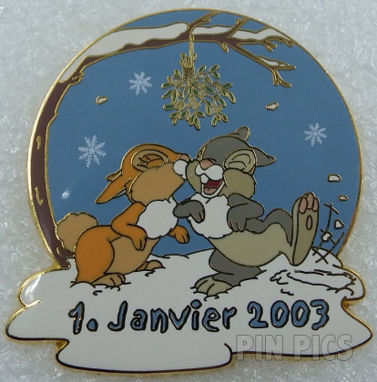 Plastic Dalmatians playing with balloon