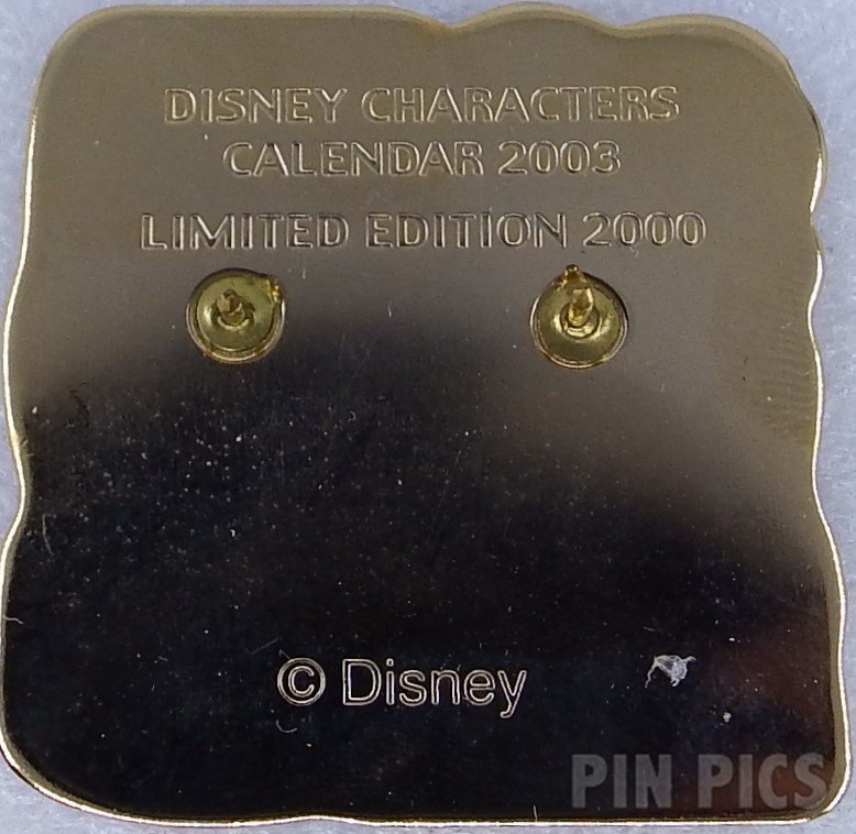 Japan - Sorcerer Mickey - January - Calendar 2003  pin collectible - Main Image 2