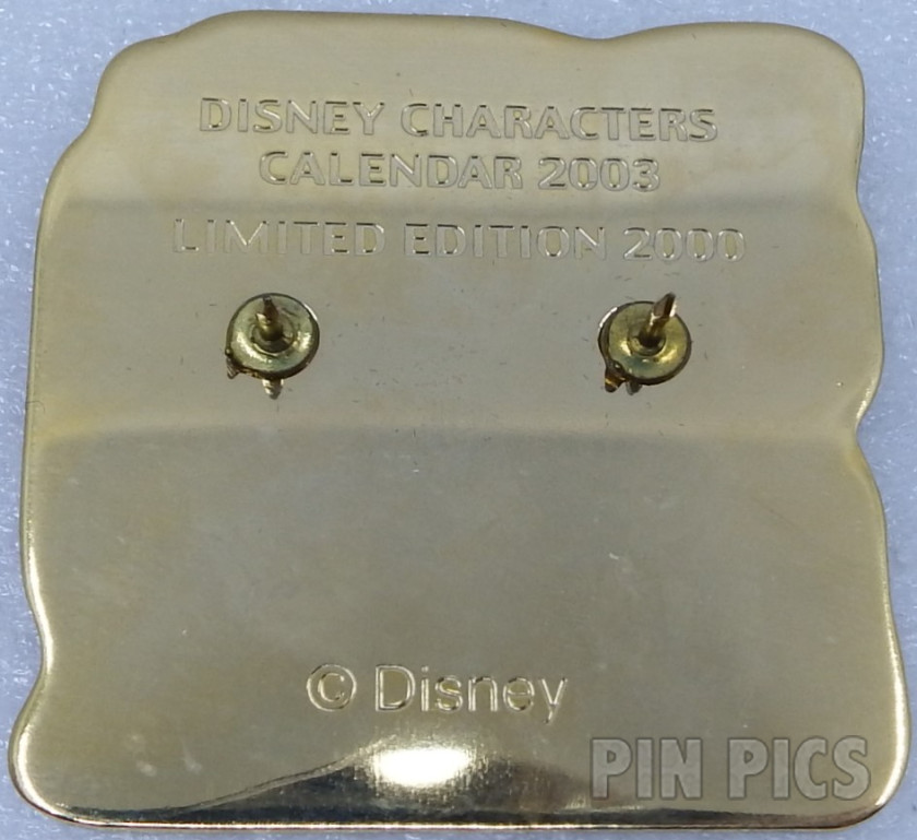 Japan - Sleeping Beauty - February - Calendar 2003  pin collectible - Main Image 2