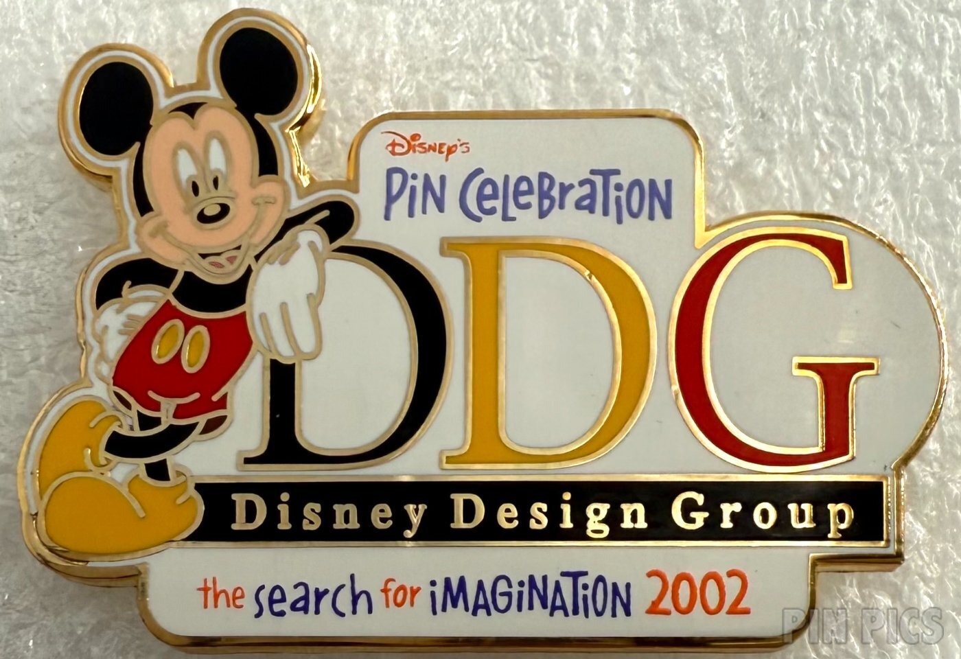 DDG - Mickey - The Search for Imagination 2002 - Disney’s Pin Celebration - Gift  pin collectible - Main Image 1