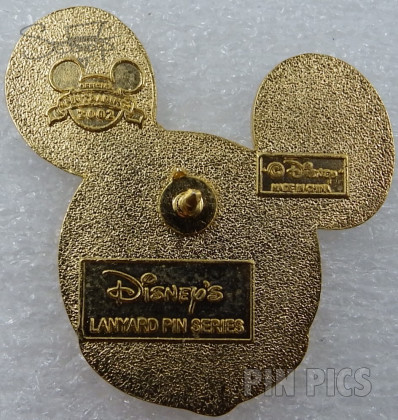 WDW - Confused - Mickey Faces Set - Cast Lanyard Series 1 2002 - 2003  pin collectible - Main Image 2