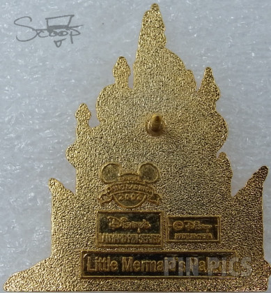 WDW - King Triton’s Palace - Princess Homes Set - Cast Lanyard 1 2002 - 2003  pin collectible - Main Image 2